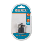 Zenith 25mm Iron Padlock, with 3 Keys 